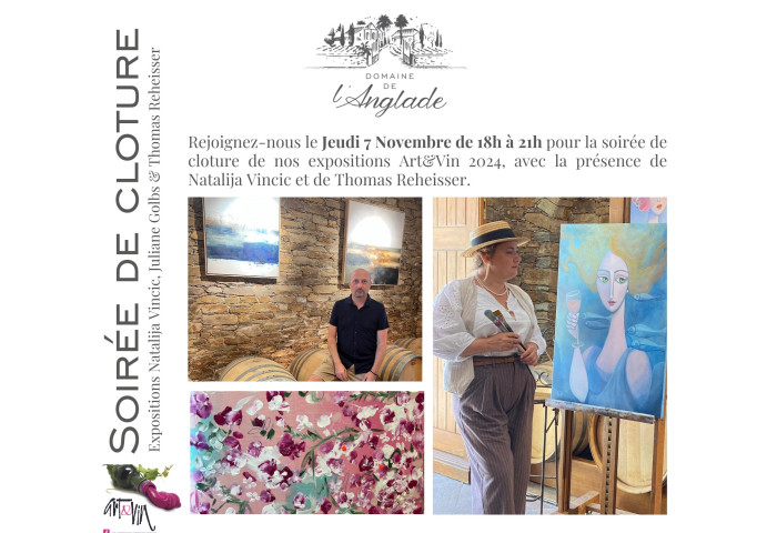 Soire de cloture Expositions Art&Vin